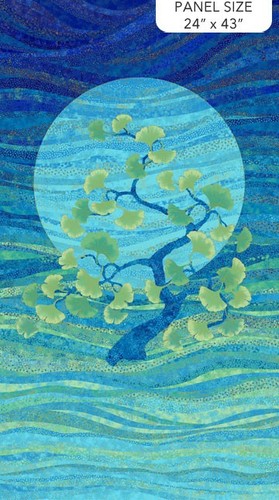 Panel shimmer ginkgo - panel,