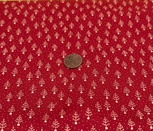 Tiny christmas trees - christmas, red